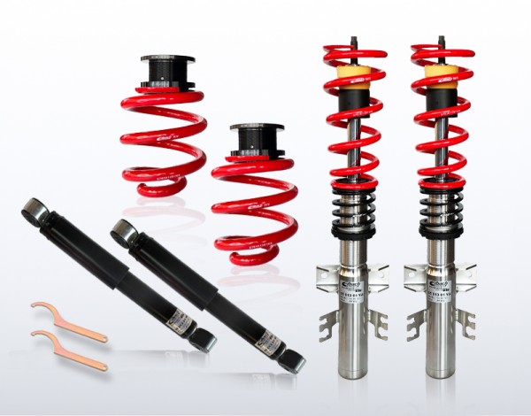 VW TRANSPORTEUR T5 Plateau/châssis 1.9 TDI 105 ch (03-09) Suspension filetée Eibach Pro-Street-S Inox-Line PSS65-85-013-01-22